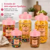 6 Vorratsgläser Spaßgläser Aufbewahrungsgläser Vorratsdosen Produktbild-Vorschau 3