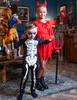 Traje de esqueleto sin mangas para niños, disfraz de Vista previa de la imagen del producto 5