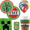 Partyset Geburtstag Minecraft Kindergeburtstag Party Deko Produktbild-Vorschau 1