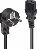 LINDY IEC-Netzkabel 2m Schuko-Winkelst. IEC320C13 Produktbild-Vorschau 3