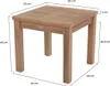 Teak Beistelltisch klein 50x50x45 cm, Massivholz Produktbild-Vorschau 9
