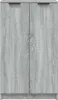 vidaXL Skriňa na topánky Grey Sonoma 59x35x100 cm Drevo Náhľad obrázku produktu 4