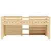 Flieks Kinderbett Hochbett 90x200cm mit 2 Regal, Etagenbett Produktbild-Vorschau 8