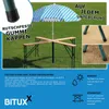 BITUXX Biergartengarnitur Bierzelttisch Stehtisch Kreuzform Produktbild-Vorschau 9