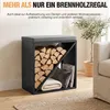 Peviasot Kaminholzregal mit gepolsterter Sitzfläche, Produktbild-Vorschau 3
