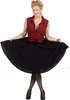 50's Rockabilly Dame Rizzo Rood-Zwart 52 Produktbild-Vorschau 1