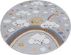 Teppich BONO 8437 Kreis Wolken, Himmel, hellgrau / Creme Produktbild-Vorschau 1