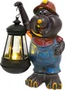 Solar Maulwurf Figur mit Laterne | LED Gartenfigur 21 cm Produktbild-Vorschau 5
