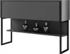 Skye Decor, Luxe - Black, Anthracite, Komoda, Czarny, 120 x Podgląd zdjęcia produktu 4