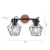 JUST LIGHT JARO Wand- und Deckenleuchte E27 max. 60W 2-fach Produktbild-Vorschau 8