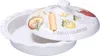 Apple pie platter with lid Goloserie - White  27 cm Anteprima dell’immagine prodotto 1