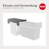 Hailo Deckel 1040239 dunkelgrau 246 x 476 x 114 mm Produktbild-Vorschau 3