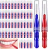 100 Stück Interdentalbürsten Zahnstocher Dentalbürsten Produktbild-Vorschau 1