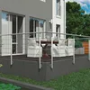 Dolle Brüstungsgelander zur Wandmontage 1,5m Aluminium Produktbild-Vorschau 2