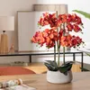 Orchidée artificielle en pot « Sanae » - Pot en ciment Voir les images du produit 6