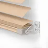 Aluminium Jalousie, 135 x 130 cm, peanutbutter-braun matt Produktbild-Vorschau 6