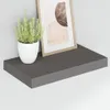vidaXL Závěsné police 4 ks. Vysoce lesklá šedá 40x23x3,8 cm Náhled obrázku produktu 4