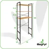 BEGRYF Waschmaschinenregal Erlefarben 66x30x186 cm Badregal Produktbild-Vorschau 3