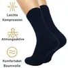 Sportsocken Herren Damen Unisex 43-46 Navy Blau Baumwolle Produktbild-Vorschau 3