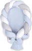 Cocon pour bébé 2 en 1 tressé blanc et gris Voir les images du produit 1