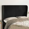 vidaXL Kopfteil mit Ohren Schwarz 147x23x118/128 cm Samt Produktbild-Vorschau 2