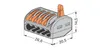 A technical drawing of a Wago connector with dimensions indicated. Náhľad obrázku produktu