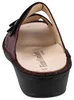 FINN COMFORT Pisa Damen Pantolette dunkelrot bedrucktes Produktbild-Vorschau 3