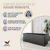 CASARIA® Cassapanca Contenitore con Coperchio Pieghevole Anteprima dell’immagine prodotto 3