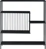 Konsolentisch ‘Beesel’ Metall 65,5 x 60 x 20 cm Schwarz Produktbild-Vorschau 4