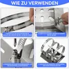 2 Stück Kamera Masthalterung universelle Rohrhalterung für Produktbild-Vorschau 3