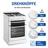 Knebel Knebelset Drehschlater Drehknopfset Set 9xDrehgriff Produktbild-Vorschau 2