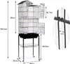WYCTIN Cage pour oiseaux Volière pour oiseaux avec support Voir les images du produit 4