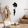 Wallity, Banksy - 12, Wanddeko, Schwarz, Metall, 100 x 34 Produktbild-Vorschau 3