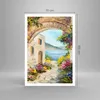 Poster - Poster ohne Rahmen - Haus Santorini Blumen - Produktbild-Vorschau 4
