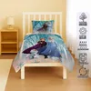 Baumwollbettwäsche 100x135 + 40x60 Frozen blau Produktbild-Vorschau 2