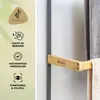 eluno Tür-Hängeregal aus Metall und Bambus, Produktbild-Vorschau 5