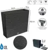 Diagram and product shot with dimensions and features. Produktbild-Vorschau