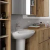 Závěsná koupelnová skříňka VAMI se zrcadlem, dub Artisan, Náhled obrázku produktu 8