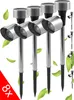 8x LED Solarleuchte mit Erdspieß aus Edelstahl, Produktbild-Vorschau 1