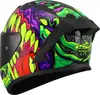 LS2 FF820 Rapid III Lycant Helm, lila/grün, XL (61/62) Produktbild-Vorschau 4