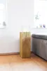 VIVANNO Windlicht Holz CANDELA Rechteckig, Antikbraun Produktbild-Vorschau 7