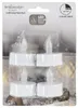 confezione di 4 candele LED mini con batteria Hobley Bianco Anteprima dell’immagine prodotto 3