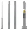 Kobi SV mast, 3 meter, grijs, geschikt voor lamp en camera Productafbeelding-voorbeeld 1