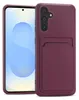 A smartphone case with a cardholder is shown next to a smartphone. Produktbild-Vorschau