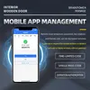 INF Sivá inteligentná zámka dverí - APP, heslo, karta a Náhľad obrázku produktu 2