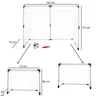 Porta da calcio 2 in 1 per bambini, dimensioni 143x110x70 Anteprima dell’immagine prodotto 4