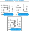 Diagrams showing wiring configurations for different heating systems. Podgląd zdjęcia produktu