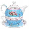 Juego de té Taza y tetera de porcelana 400ml para mujer Vista previa de la imagen del producto 2