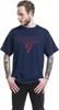 Van Halen Classic Red Logo Navy Blue 2XL T-Shirt Produktbild-Vorschau 5