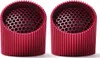 Two red speakers are shown side-by-side against a white background. Náhled obrázku produktu